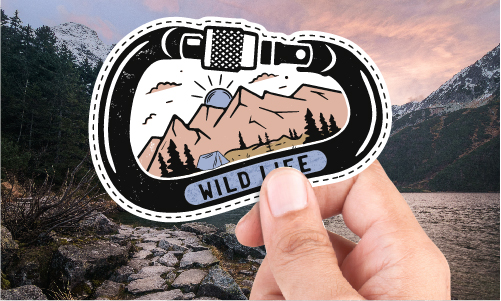 Wild Life Outdoor Sticker